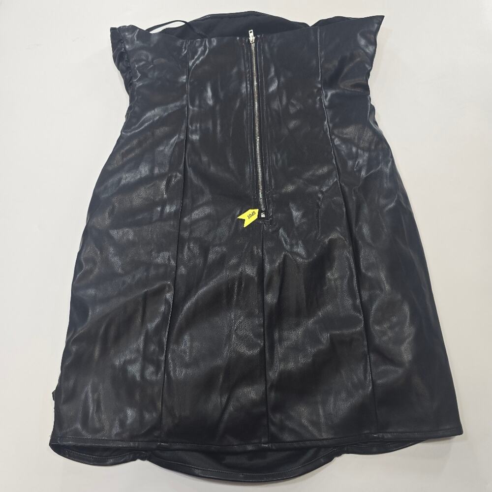 Superdown Lily Ruched Mini Dress in Black - Picture 12 of 15